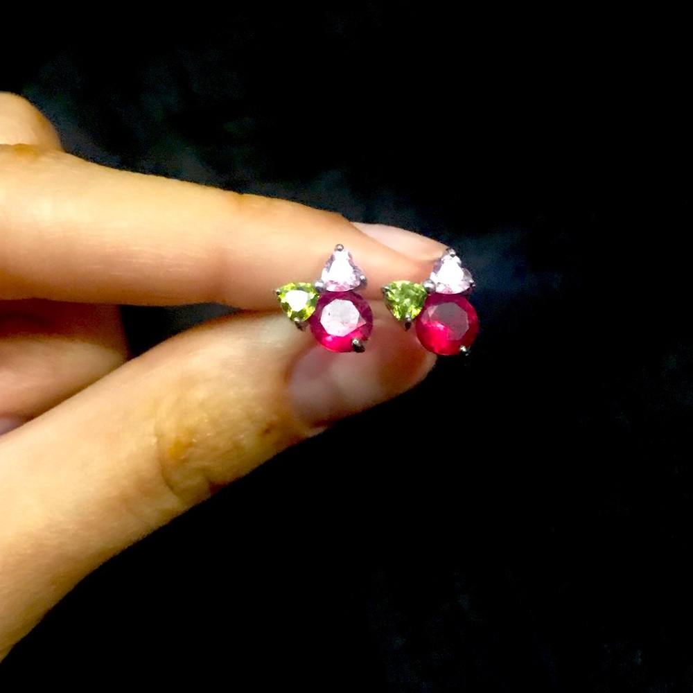 CUTE BERRY STUD EARRINGS